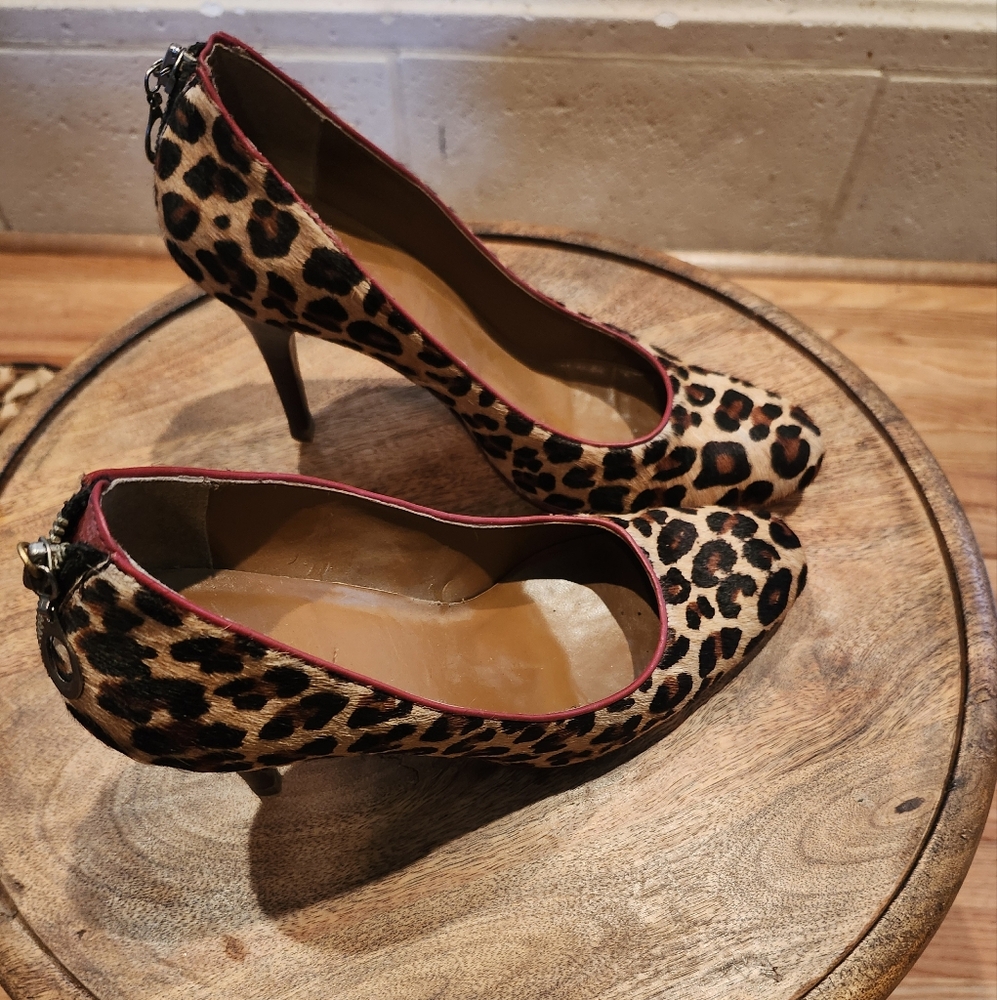 Luichiny heels Cheetah Print Leopard Heels